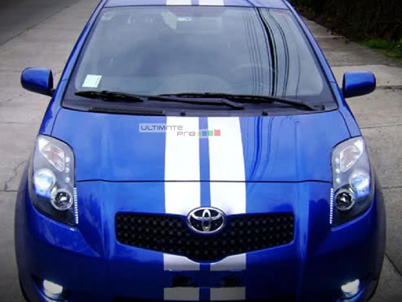 Decal Sticker Vinyl Body Racing Stripe Kit Compatible With Toyota Yaris