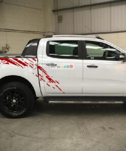 Decal Sticker Vinyl Bed Splash Mud Kit Ford Ranger T6 2011-2017