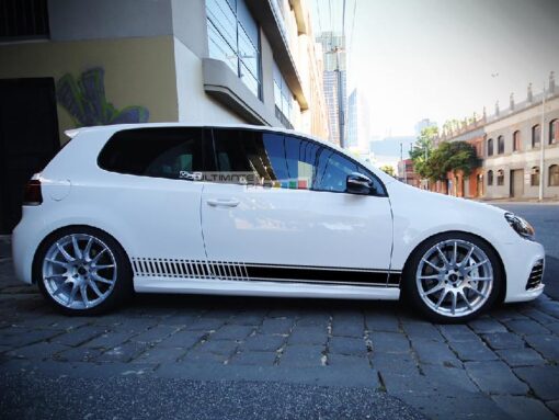 Decal Sticker Vinyl Side Racing Stripes Volkswagen VW Golf Mk6 and Mk7