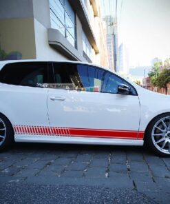 Decal Sticker Vinyl Side Racing Stripes Volkswagen VW Golf Mk6 and Mk7