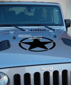 2x Decal Sticker Vinyl Hood Punisher Letters Compatible with Jeep ...