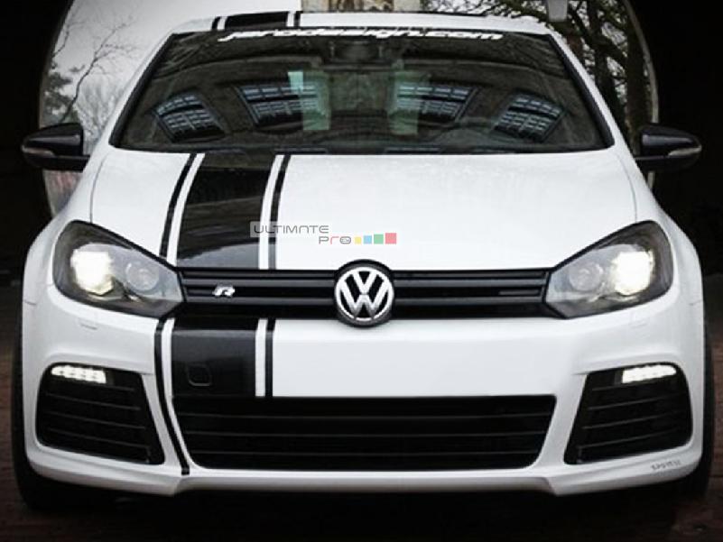 Full Stripe Kit Sticker Decal Graphic Compatible With Vw Volkswagen Golf Gti Mk6 6 A6 