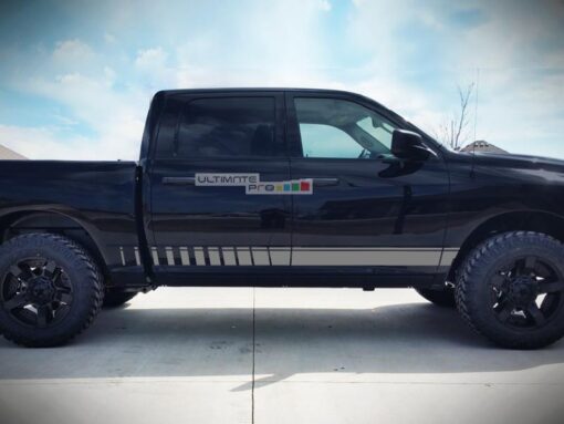 Set of Side Door Stripes Decal Sticker Graphic Dodge Ram 2009-2016