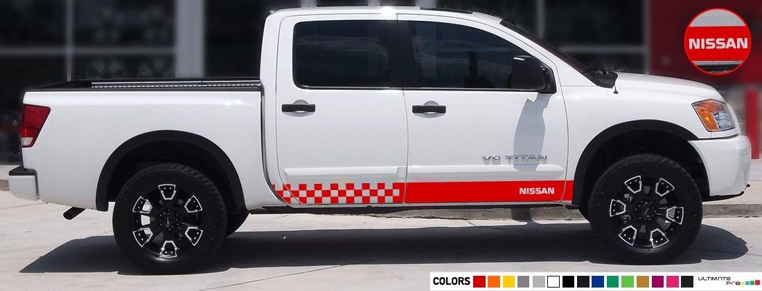 Decal stripe kit for Nissan titan Navara 2008 2009 2011 ...