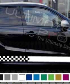 Decal Sticker Side Racing Stripes Compatible with Suzuki Vitara 2008-Present