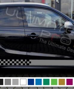 Decal Sticker Side Racing Stripes Compatible with Suzuki Vitara 2008-Present