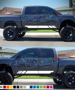 Decal Racing Stripes Compatible with Nissan Titan 2003-Present