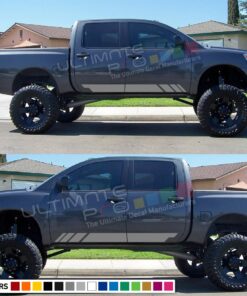 Decal Racing Stripes Compatible with Nissan Titan 2003-Present