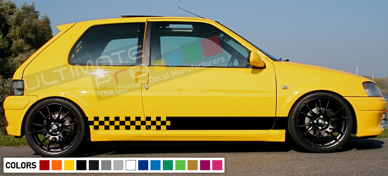 Peugeot 106 Rallye Series 1 Vinyl Decal Sticker 