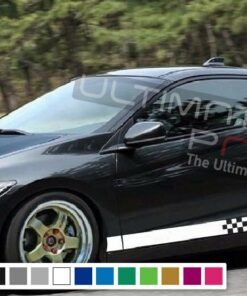 Decal Stickers Vinyl Side Racing Stripes Compatible with Honda CR-Z 2010-Present