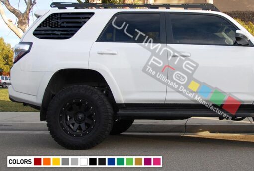 Decals Sticker Back Window Destorder US Flag Kit Toyota 4Runner