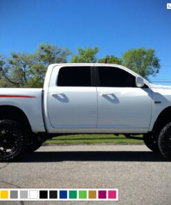 Side sport Bed Hockey Stripe Decal For Dodge Ram 2009 - Present