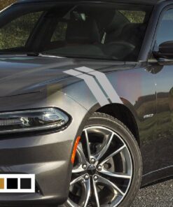 Side Fender Stripes Decal Vinyl For Dodge Charger 2011 - Present