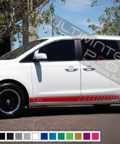 Side Doors Sport Stripe Decal Kit for Kia Sedona 2015 - Present