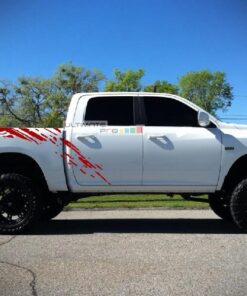 Off-Road Bed Splash Kit Decal Graphic Vinyl Dodge Ram 2009-2017