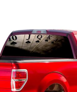 Play Cards Perforated for Ford F150 Decal 2015 - Present