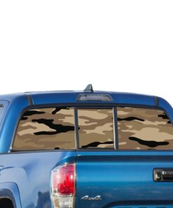 Army Camo Perforated for Toyota Tacoma decal 2009 - Present