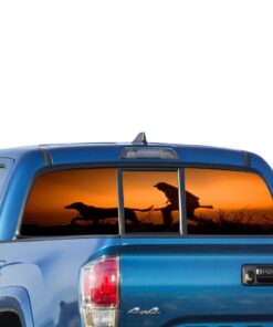 Hunting 1 Perforated for Toyota Tacoma decal 2009 - Present