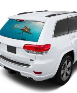 Fishing 2 Perforated for Jeep Grand Cherokee decal 2011 - Present