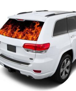 Flames Perforated for Jeep Grand Cherokee decal 2011 - Present