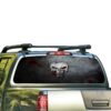 Punisher Skull Perforated for Nissan Frontier decal 2004 - Present