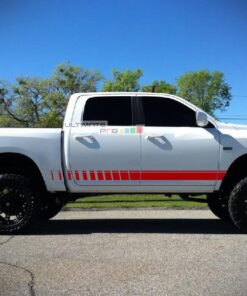 Set of Side Door Stripes Decal Sticker Graphic Dodge Ram 2009-2016