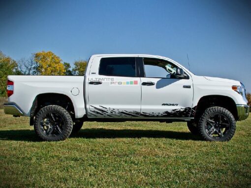 Set of Side Mud Splash Decal Sticker Graphic Toyota Tundra 2007-2017