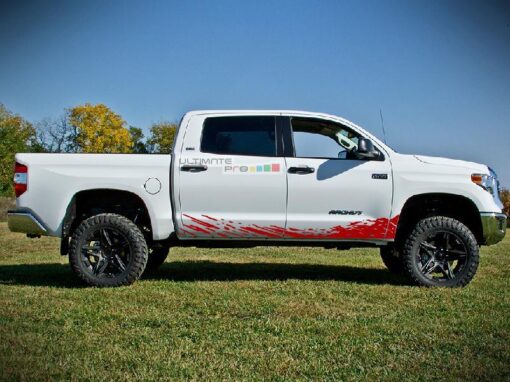 Set of Side Mud Splash Decal Sticker Graphic Toyota Tundra 2007-2017