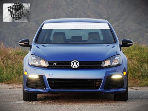 Windshield Banner Sun Visor Strip Decal Sticker Volkswagen Golf