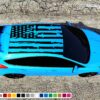 Decal Banner American Flag Compatible with Ford Focus RS 2016- Present