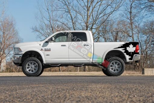 Side Bed Graphic Decal Canada Dodge Ram 2009 - Present