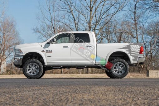 Side Bed Sticker Decal flag Vinyl Dodge Ram 2009 - Present