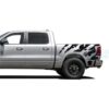 Shred Sticker Bed Decals Graphics Vinyl For Dodge Ram Crew Cab 1500 Black / 2019-Present Side Door