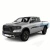 Side Lines Stripes Decals Graphics Vinyl For Dodge Ram Crew Cab 1500 Black / 2019-Present Side Door