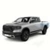 Side Stripes Doors Graphics Vinyl For Dodge Ram Crew Cab 1500 Black / 2019-Present Side Door Sticker