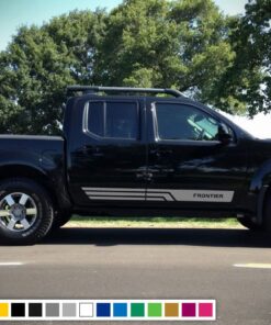 Stripes Vinyl Sticker Graphic Compatible with Nissan Frontier Navara