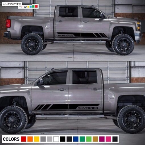 Decal sticker stripes kit For Chevrolet Silverado