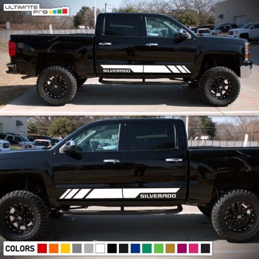 Decal sticker stripes kit For Chevrolet Silverado