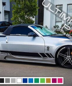 Decal Sticker Vinyl Side Racing Stripes Compatible with Nissan 350 Z Fairlady Z 2002-Present